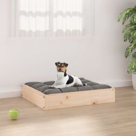 Dog Bed 20.3"x17.3"x3.5" Solid Wood Pine Dog Bed 20.3"x17.3"x3.5" Solid Wood Pine